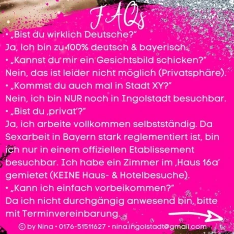 DEUTSCHE NINA - nur mit Terminvereinbarung